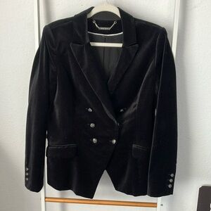 Black Velvet Women's Blazer